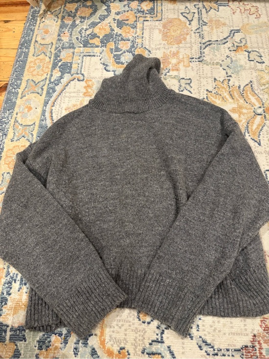 Zara Sweaters - Zara Gray Knit Turtleneck Sweater